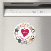 I Love Guinee Pigs Magneet (Insitu (Vaatwasser))