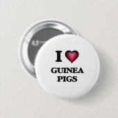 I Love Guinee Pigs Ronde Button 5,7 Cm (Voorkant /achterkant)