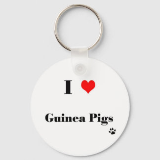 I Love Guinee Pigs Sleutelhanger