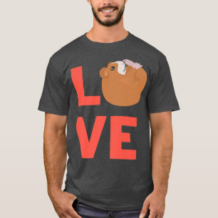 I Love GuineePig Cute Pet Oreders and Dierenvriend T-shirt