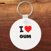 I Love Gum Sleutelhanger (Voorkant)