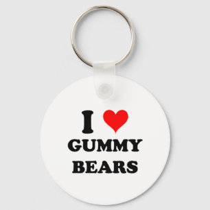 I Love Gummy Beren Sleutelhanger