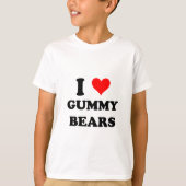 I Love Gummy Beren T-shirt (Voorkant)