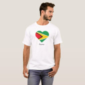 I Love Guyana T-shirt (Voorkant volledig)
