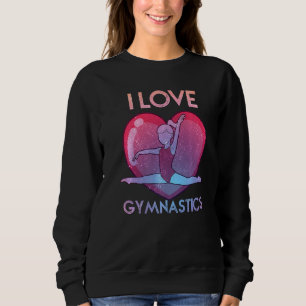I Love Gymnastics Gymnast Tumbling Team Gymnastic Trui