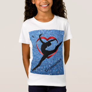 I Love Gymnastics Heart T-shirt