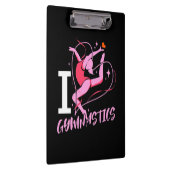 I Love Gymnastics Klembord (Rechts)