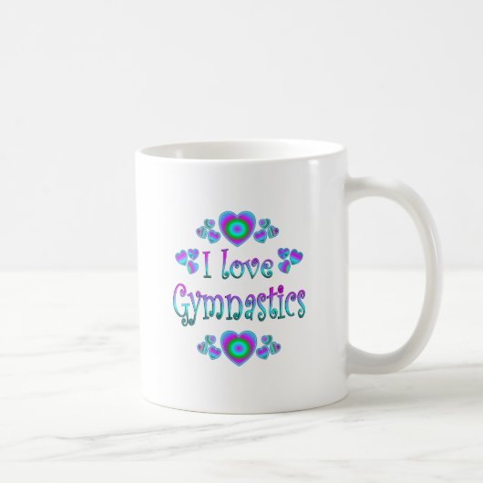 I Love Gymnastics Koffiemok (Rechts)