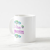 I Love Gymnastics Koffiemok (Voorkant links)