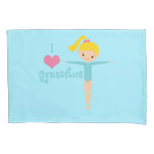 I Love Gymnastics Kussensloop (Voorkant)