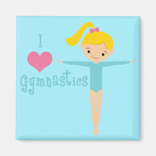 I Love Gymnastics Magneet