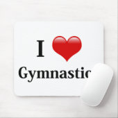 I Love Gymnastics Muismat (Met muis)