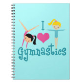 I Love Gymnastics Notitieboek (Voorkant)