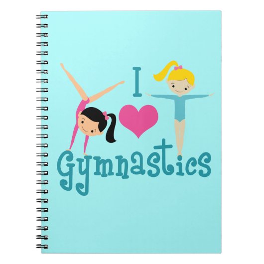 I Love Gymnastics Notitieboek (Voorkant)