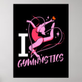 I Love Gymnastics Poster (Voorkant)