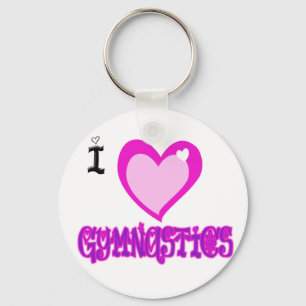 I Love GYMNASTICS Sleutelhanger