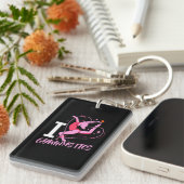 I Love Gymnastics Sleutelhanger (Voorkant Rechts)