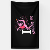 I Love Gymnastics Spandoek (Verticaal)