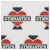 I Love Gymnastics Stof (Close Up)