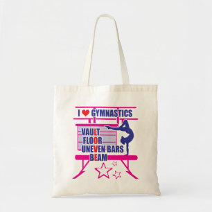 I Love Gymnastics Tote Bag