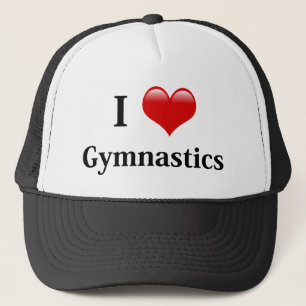 I Love Gymnastics Trucker Pet