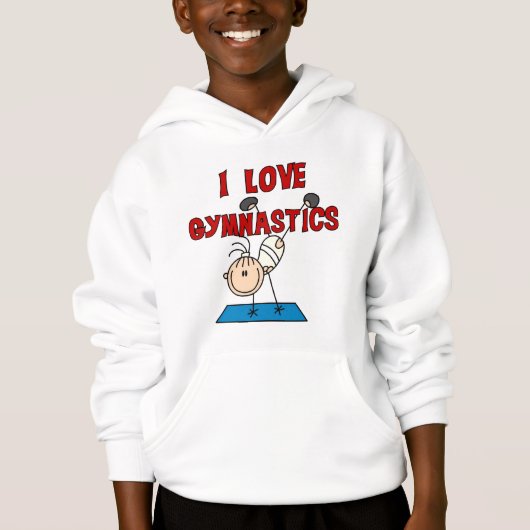 I Love Gymnastics Tshirts and Gifts (Voorkant)