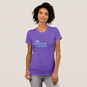 i love habeas corpus blue on purple t-shirt (Voorkant volledig)