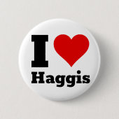 I Love Haggis Button (Voorkant)