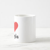 I Love Haggis Coffee Mok (Center)