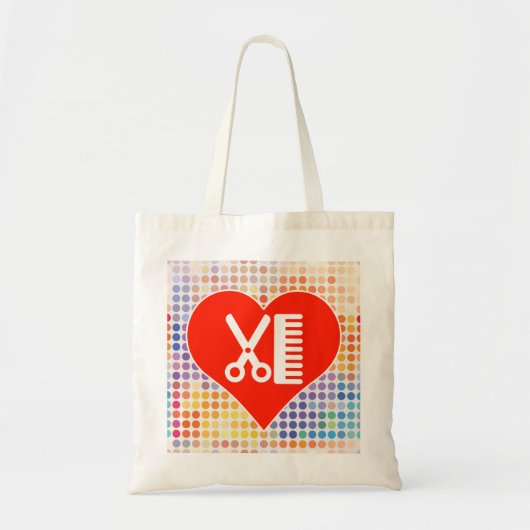 I Love Hairdresser Tote Bag (Voorkant)
