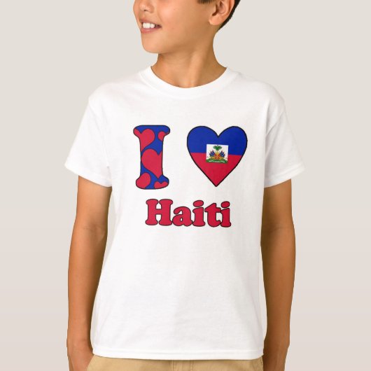 I love Haiti T-shirt (Voorkant)