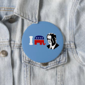 I Love Haley Barbour Ronde Button 4,0 Cm (In situ)