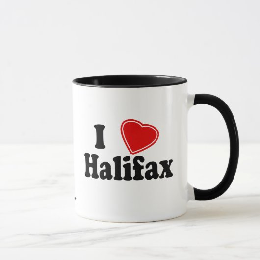 I Love Halifax Mok (Rechts)