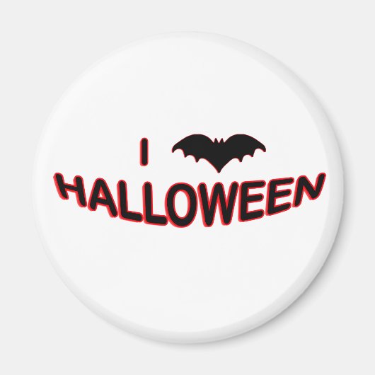 I Love Halloween (BBT) Magneet (Voorkant)
