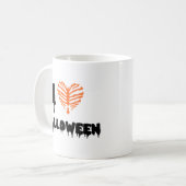 I Love Halloween Coffee Mok (Voorkant links)
