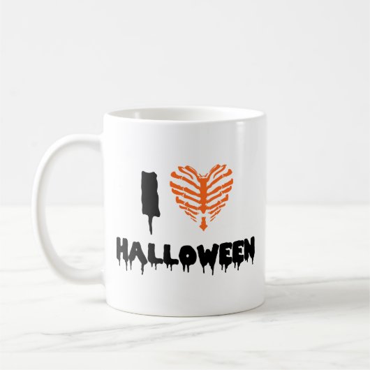 I Love Halloween Coffee Mok (Links)