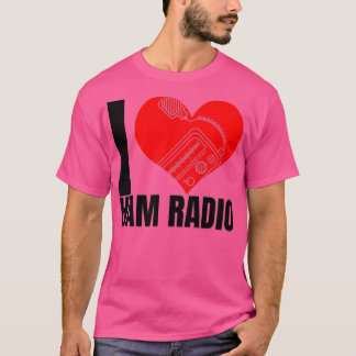 I Love Ham Radios graphic T-shirt