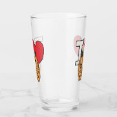 I Love Hamsters Glas (Rechts)