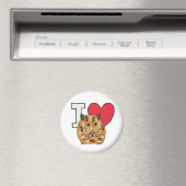 I Love Hamsters Magneet (Insitu (Vaatwasser))