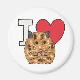 I Love Hamsters Magneet