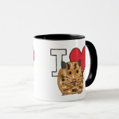 I Love Hamsters Mok (Voorkant rechts)