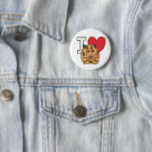 I Love Hamsters Ronde Button 5,7 Cm (In situ)