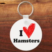 I love Hamsters Sleutelhanger (Voorkant)