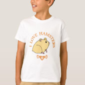 I Love Hamsters T-shirt (Voorkant)