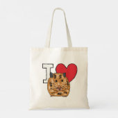 I Love Hamsters Tote Bag (Achterkant)