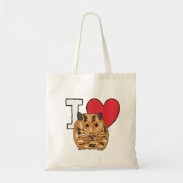 I Love Hamsters Tote Bag