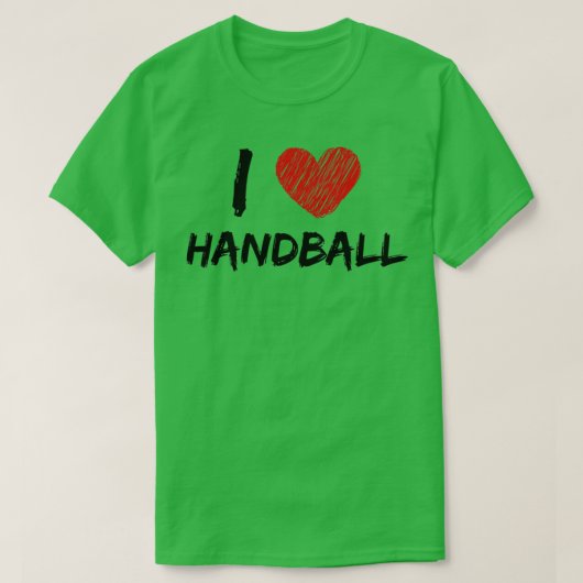 I Love Handball 33 T-shirt (Design voorkant)
