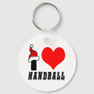 I Love Handball Design Sleutelhanger
