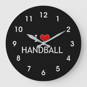 I Love Handball Grote Klok