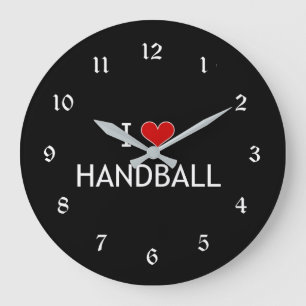 I Love Handball Grote Klok